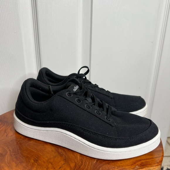 Allbirds Unisex Canvas Pacers Sneakers Black Size 8 Casual Eco-Friendly - Picture 12 of 13
